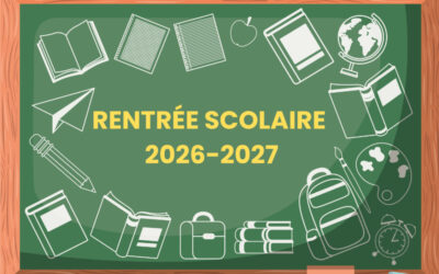 Inscription rentrée scolaire 2026