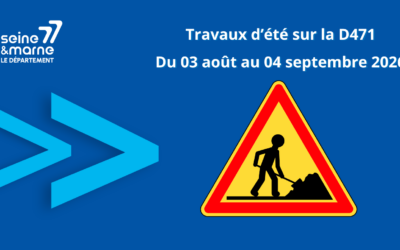 Du 3 août au 4 septembre : les travaux d’été sur les routes départementales