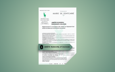 Arrêté n°24/2026 – Arrêté permanent – circulation et tenue en laisse des chiens sur la commune