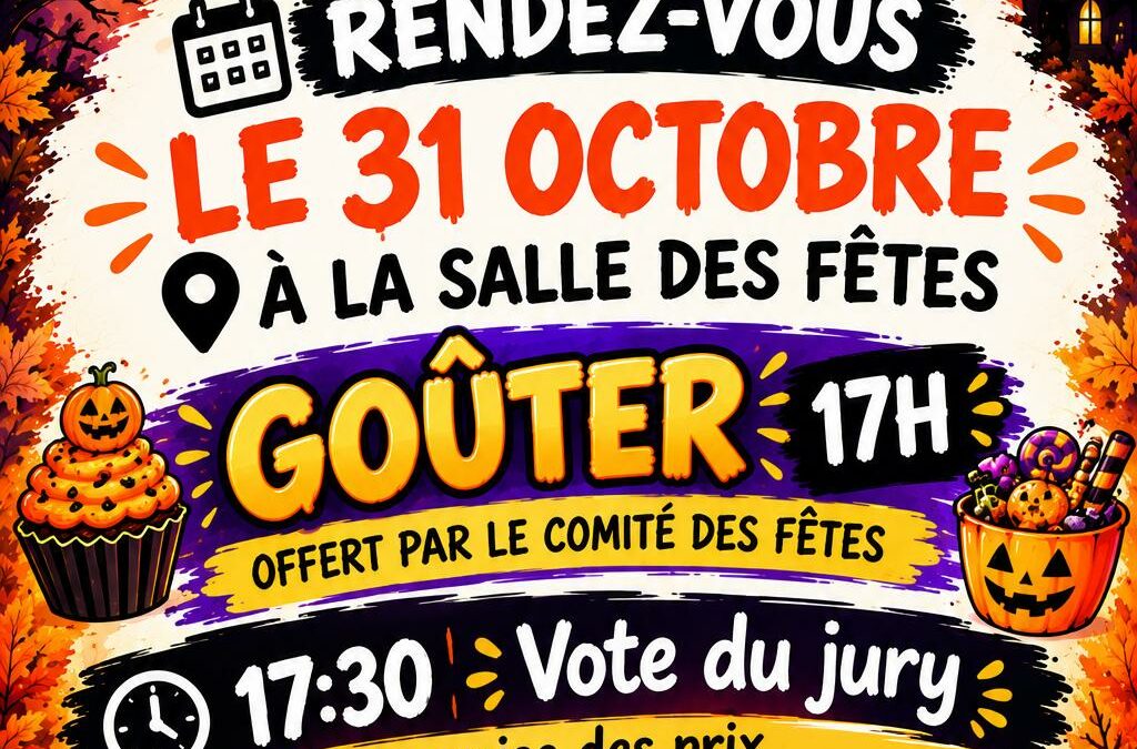 Halloween à Pontcarré – un concours effrayant pour faire frissonner les Pontcaréens